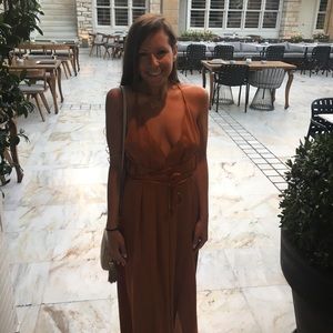 Bohemian bronze dress 👗